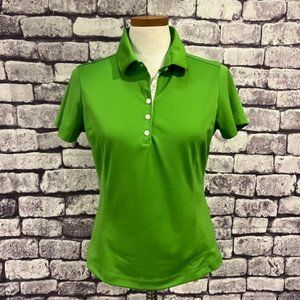 Nike Golf Green Short Sleeve Polo Size Medium